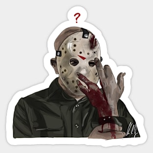 Friday the 13th Part 3: Vulcan Chop Sticker